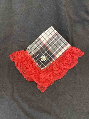 Boo Rag- Daisy w red lace