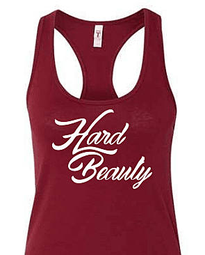 HardBeauty Racerback Tank (Brick Red)