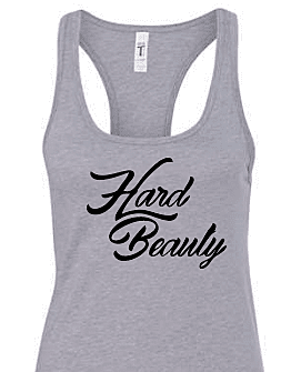 HardBeauty Racerback Tank (Gray)