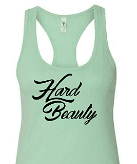 HardBeauty Racerback Tank (Mint)