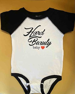HardBeauty Baby- 2 Tone onesie