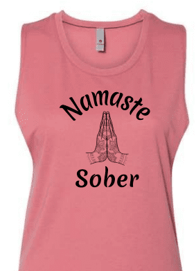 Namaste Sober Muscle Tank (Paprika)