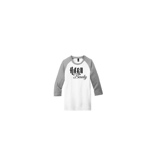 OG HardBeauty Baseball Tee- Grey