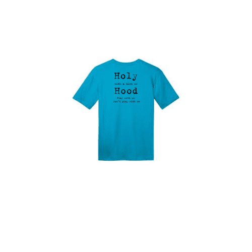 Holy Hood Tee- Turquoise